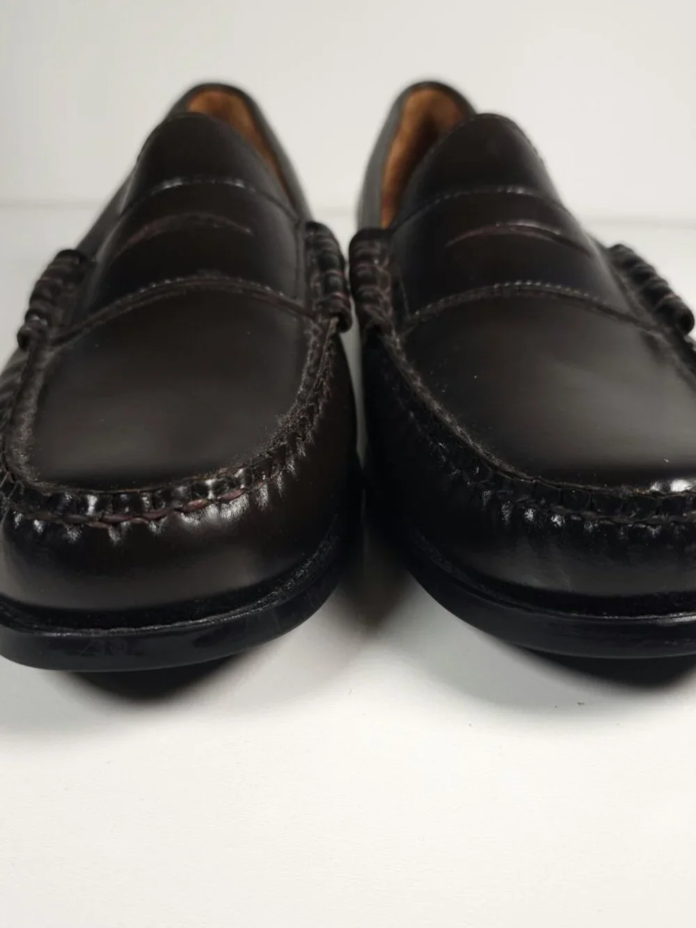 J. CREW Brown Camden Leather Loafers Rubber Soles Superior Boots & Shoes Size 11